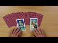 Le tarot le tirage en coupe simple