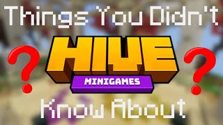 Things You Didn't Know About The Hive (Minecraft Bedrock)
