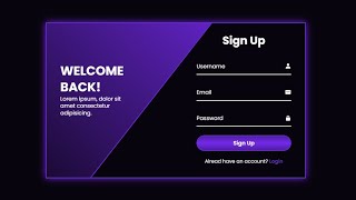 How to Creat Login and Registration Form in HTML & CSS (Updated)