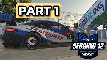 iRacing Special Event - 12 Hours of Sebring - Race Start