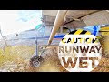 Caution runway wet pilatus porter