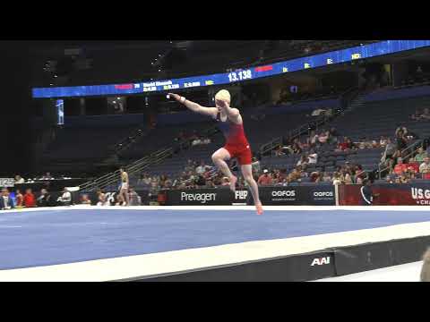 Emmit Glover | Floor Exercise | 2022 OOFOS U.S. Championships | Junior Men Day 2