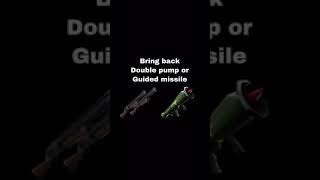 DOUBLE PUMP OR GUIDED MISSILE