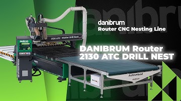 Router CNC nesting - DANIBRUM 2130 ATC Drill Nest
