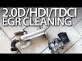 2.0HDi 2.0TDCi 2.0D EGR valve cleaning