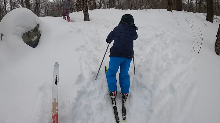 Cross Country Skiing Promised Land State Park in t...