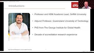 CAHO-ISQua International Webinar 37 :Hospital Accreditation- Has it impacted Patient Safety?