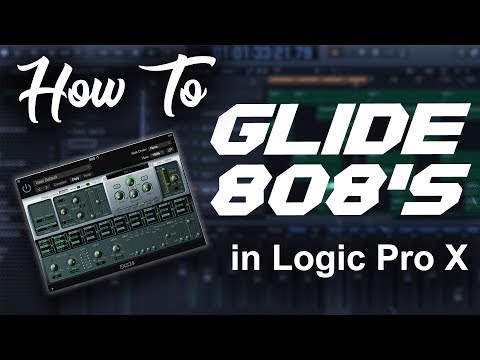 How to make 808 glides/slides in Logic Pro X | Beat Makers Tutorial (updated)