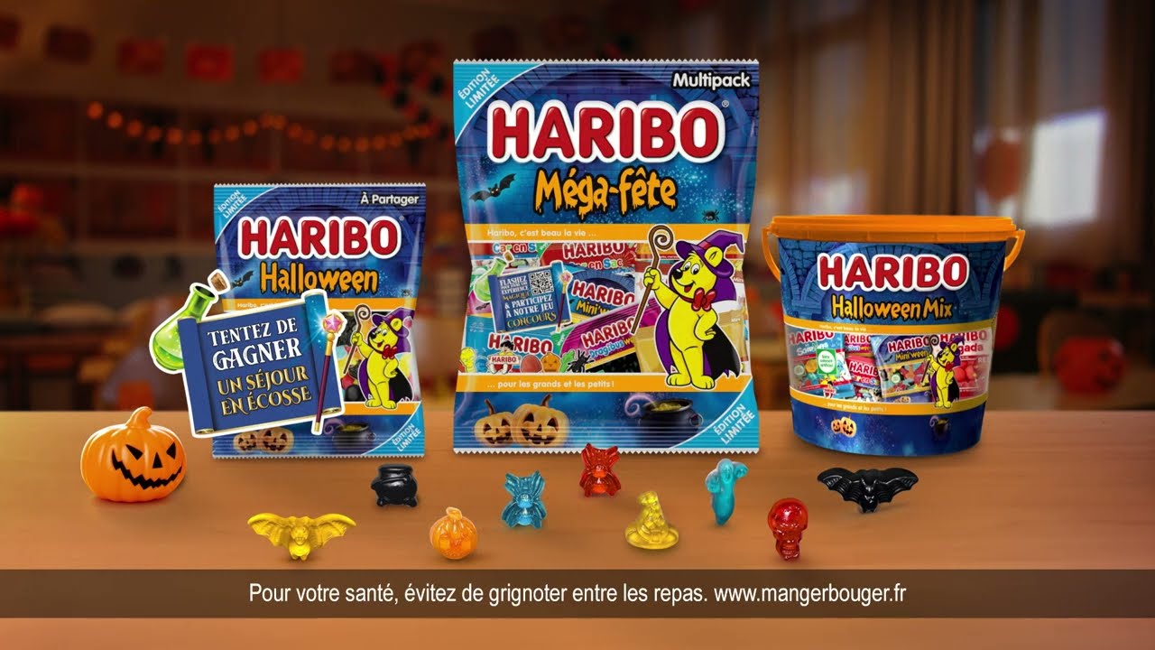 HARIBO HALLOWEEN 🎃 Pas de fête d’Halloween sans bonbons HARIBO