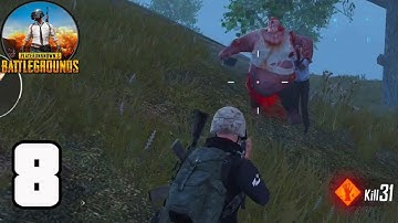 PUBG Mobile - Gameplay Walkthrough Part 8 - Survive Till Dawn Top 1(iOS, Android)