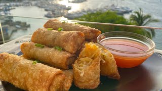 ROLLITOS DE PRIMAVERA  MASA, RELLENO Y SALSA AGRIDULCE