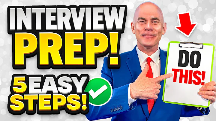 HOW TO PREPARE FOR AN INTERVIEW! (5 EASY-STEPS for PASSING A JOB INTERVIEW in 2025!)