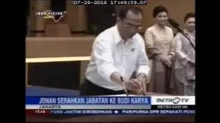 Download lagu Metro Hari Ini - Metro TV: Sertijab Menteri Perhubungan Ignasius Jonan Kepada Budi Karya Sumadi