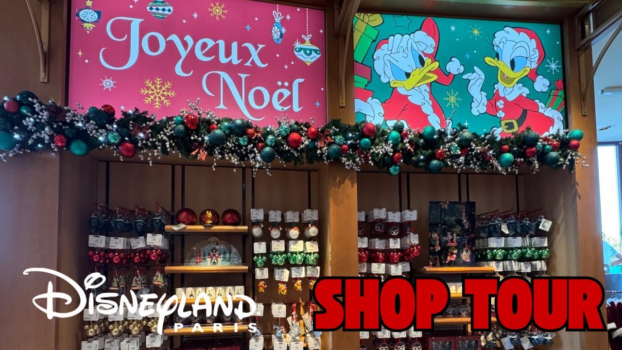 🛍 Disneyland Paris November Shop Tour Christmas 2025 | New Releases Word of Disney Merchandise Merch