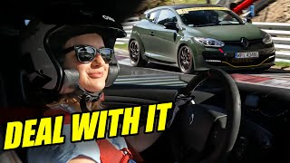 SHE is Really Smooth in Her Megane R.S.! | Nürburgring