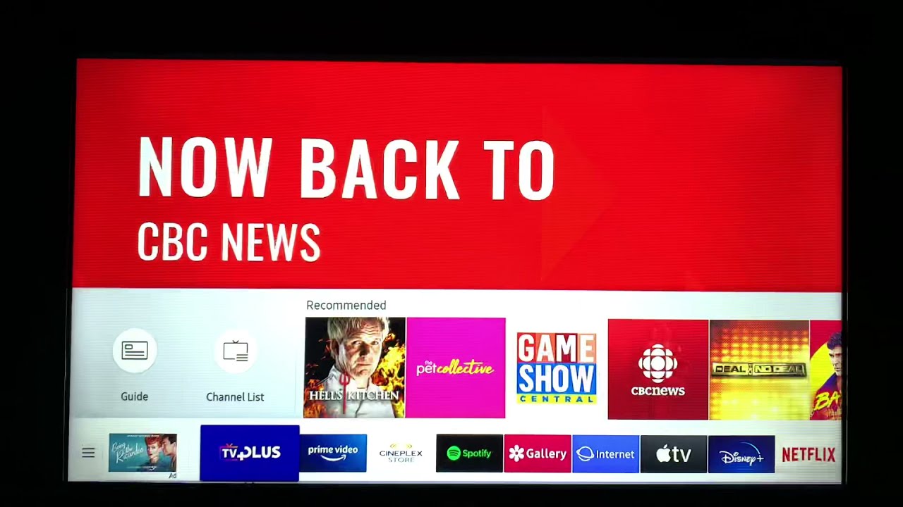 Samsung TV - Startup & Shutdown - YouTube