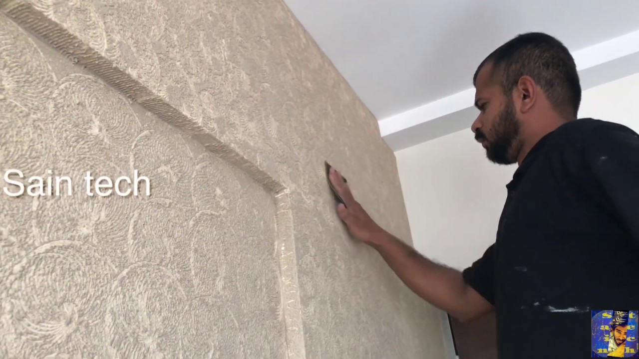 House suitable comb texture design in interior walls||making Easley