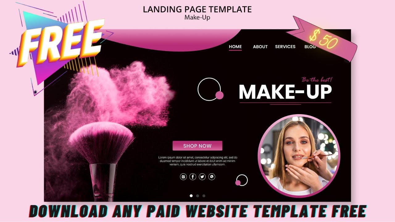 How to Download Any Paid Website Template Free in Hindi 2020