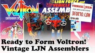 LJN Voltron Lion Force & Vehicle Force Assemblers