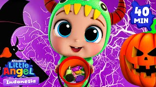 Makan Permen di Malam Halloween | Little Angel | Kartun dan Lagu Anak | Moonbug Kids Indonesia