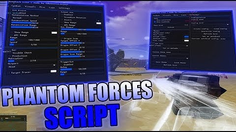 [OP!] Phantom Forces Script! Silent Aim | Aimbot | Ragebot | Knife Aura | No Recoil | ESP