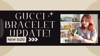 Gucci Interlocking GG Silver Bracelet Update | Size Exchange!