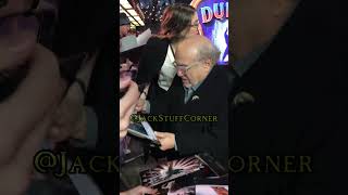 Celebrity Danny DeVito signing at the London premiere Wealth