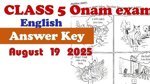 CLASS 5 ENGLISH - TODAY