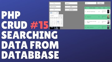 PHP And MySQL CRUD (Insert,Update,Delete) Tutorial - PART 15   SEARCHING DATA FROM DATABBASE