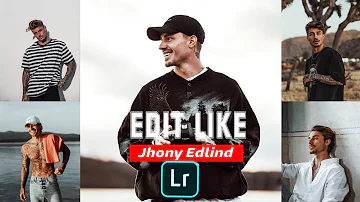 How to edit like jhony Edlind || Jhony Edlind Light room mobile preset