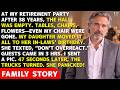 My Daughter Stole My Retirement Party For Her In-Laws&mdash;Until Their VIP Client Realized Who I Was...