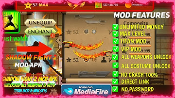 Shadow Fight 2 Mod Apk 2.34.6 Latest Version 2025 - Unlimited Money, Max Level 52 Vip Mod Hack apk  
