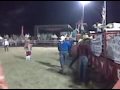 Bull riding wreck