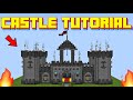 How to make castle in minecraft 120  castle tutorial minecraft hindi