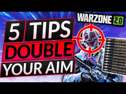 5 TIPS to INSTANTLY DOUBLE YOUR AIM in Warzone 2 - BEST Aiming Tricks - CoD MW2 Guide