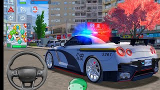 Police Sim 2022 Simulator - Nissan Skyline GT-R Police Car Chase Criminal - Android Car Gameplay #63 screenshot 3
