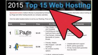 How To Select A Web Host Part 1