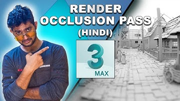Occlusion rendering in 3ds max 2020 (HINDI) || Tutomator || Praveer Das ||