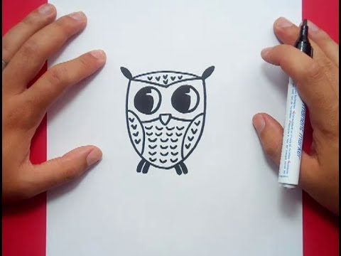 Como Dibujar Un Buho Paso A Paso 4 How To Draw A Owl 4