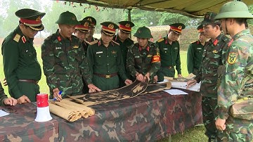 THƯỢNG TƯỚNG NGUYỄN TÂN CƯƠNG KIỂM TRA CÔNG TÁC HUẤN LUYỆN SSCĐ TẠI SƯ ĐOÀN 3 QUÂN KHU 1