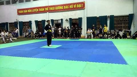 huy chương vàng căn bản công pháp Nam 45 động tác. giải võ cổ truyền TP Sông Công mở rộng.