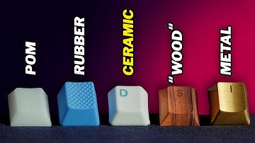 The Hottest Keycap Materials 🔥 An Honest Review
