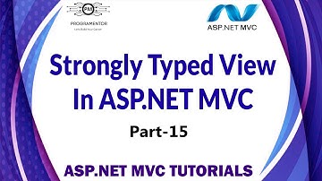 15 | Strongly Typed View In ASP.NET MVC | Learn ASP.NET MVC | MVC Tutorials | ASP.NET (Hindi/Urdu)