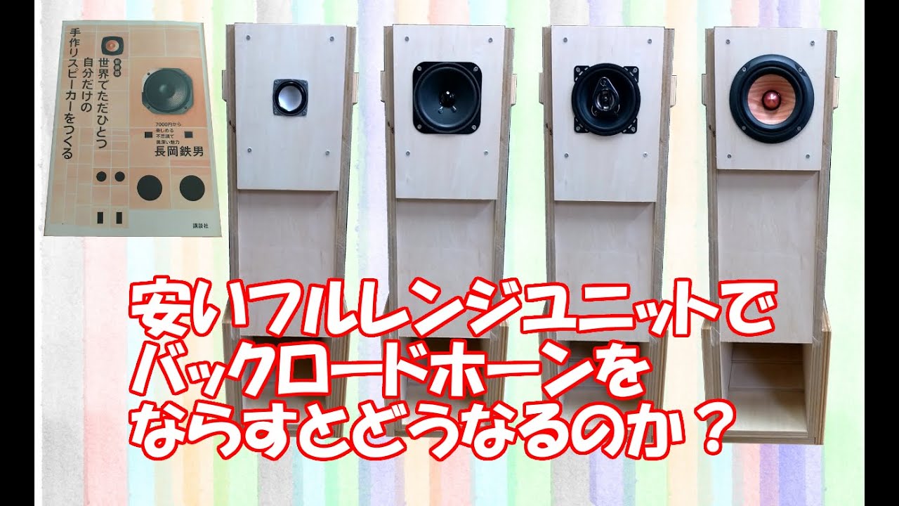 Experiment] Nagaoka Tetsuo D-11 Backloaded Horn with Cheap Full