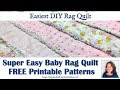 Easy diy rag quilt 1 how to make a rag quilt