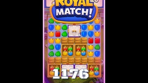 Royal Match Level 1176 - No Boosters Gameplay