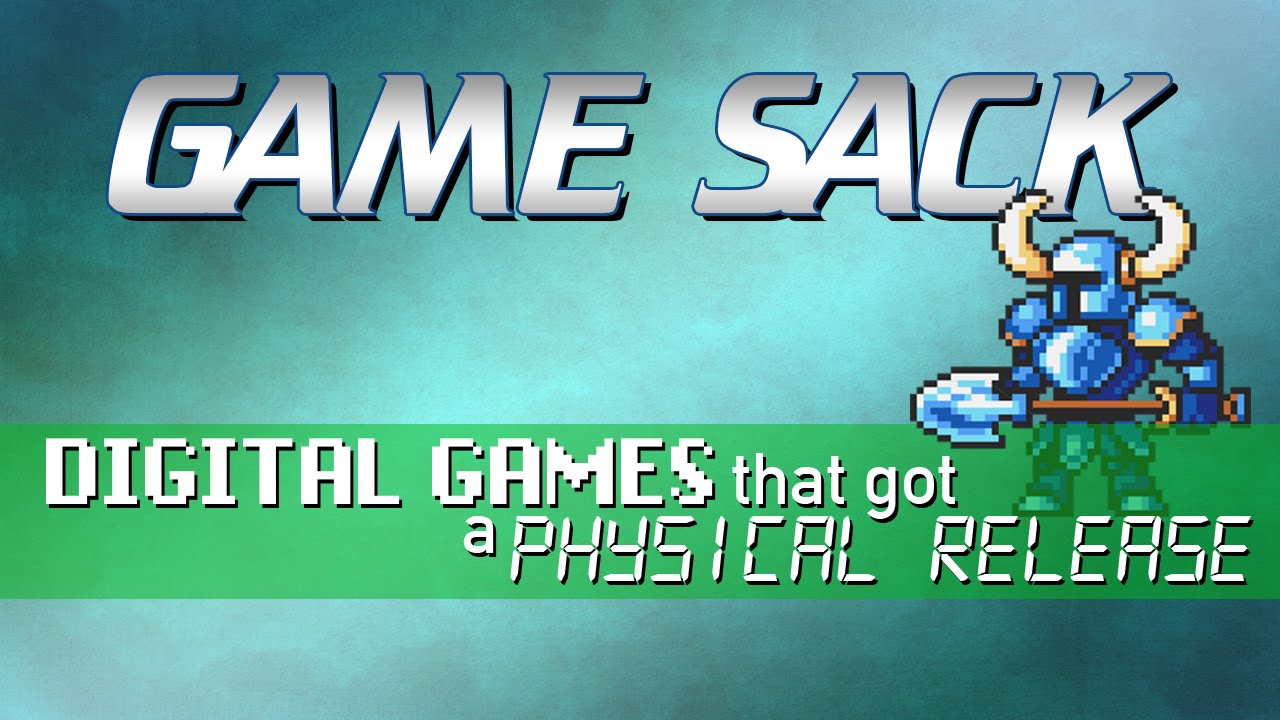 Digital Games that got a Physical Release - Game Sack