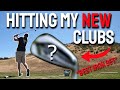HITTING BRAND NEW GOLF CLUBS FOR THE FIRST TIME EVER! *unexpected results*