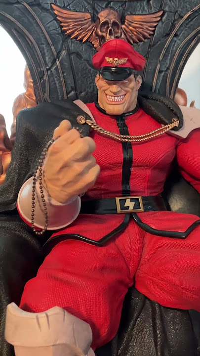 Easily the best Bison Statue ever made! Custom M. Bison on Throne! #collection  #toy #streetfighter
