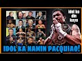 SIKAT na HOLLYWOOD ACTORS, MMA FIGHTERS at KILALANG ATHLETES | FANS ni MANNY PACQUIAO